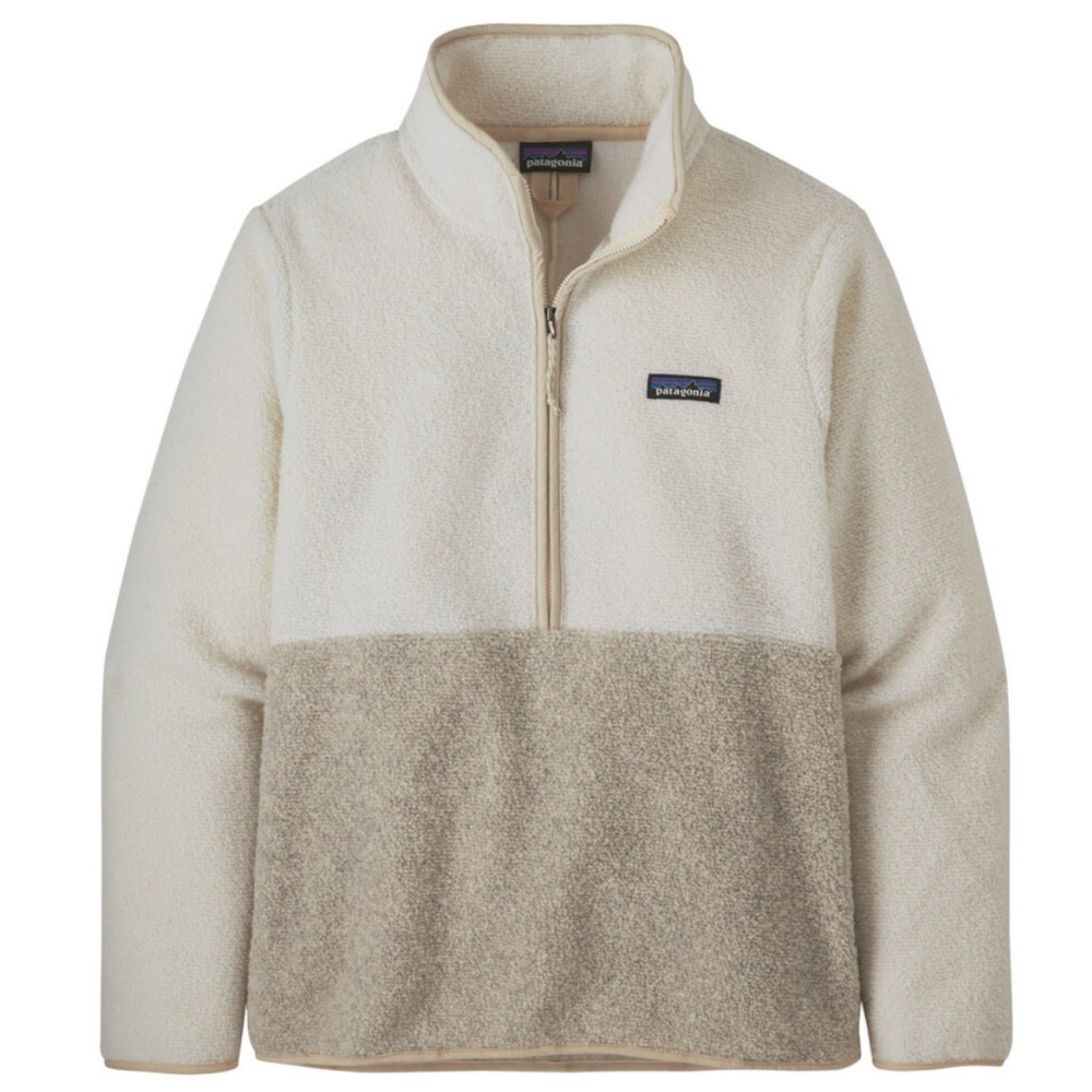Patagonia Women's Reclaimed Fleece Pullover in Birch White
